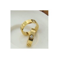 ANILLO CON CIRCONIA TIPO CARTIER EN ACERO 